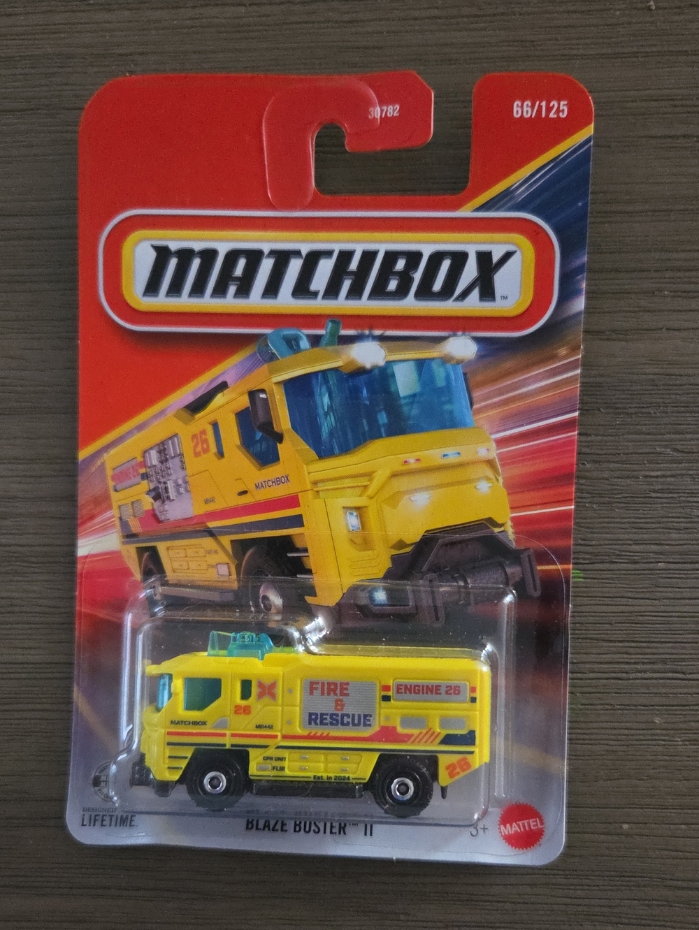 Matchbox Blaze Buster II Fire & Rescue Truck - Yellow